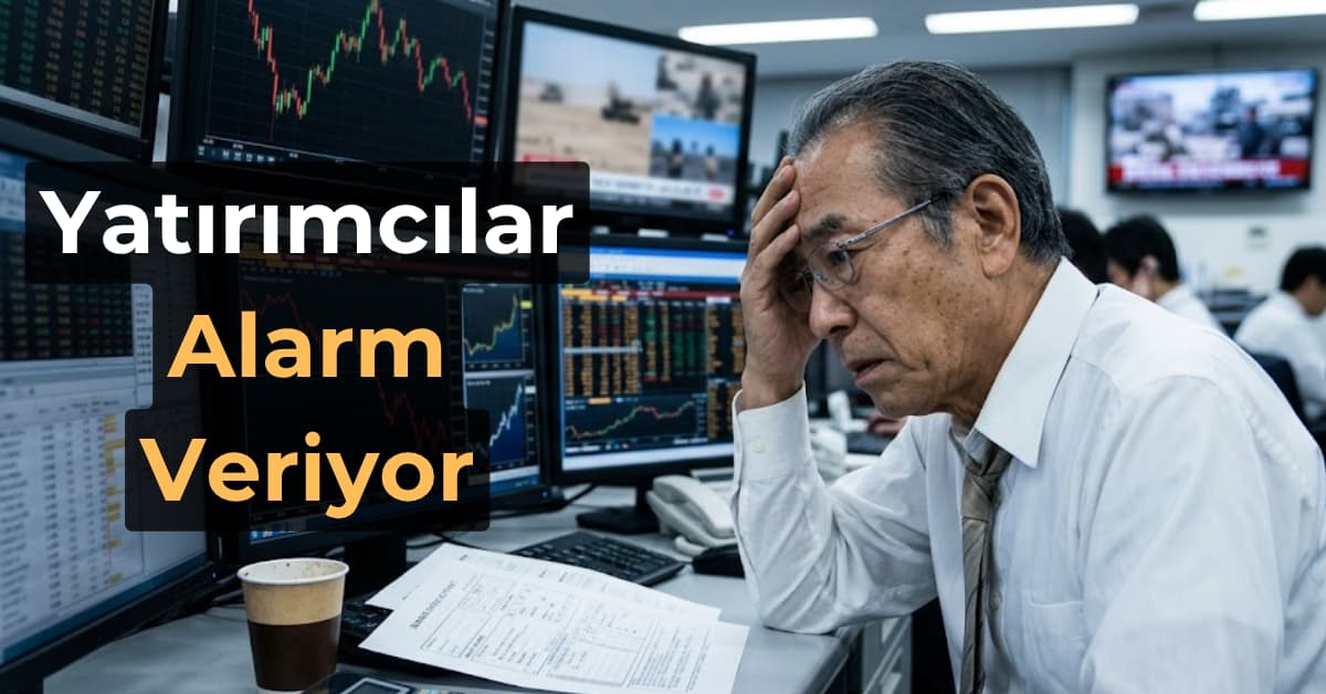 Japonya'da yatırımcılar alarm veriyor