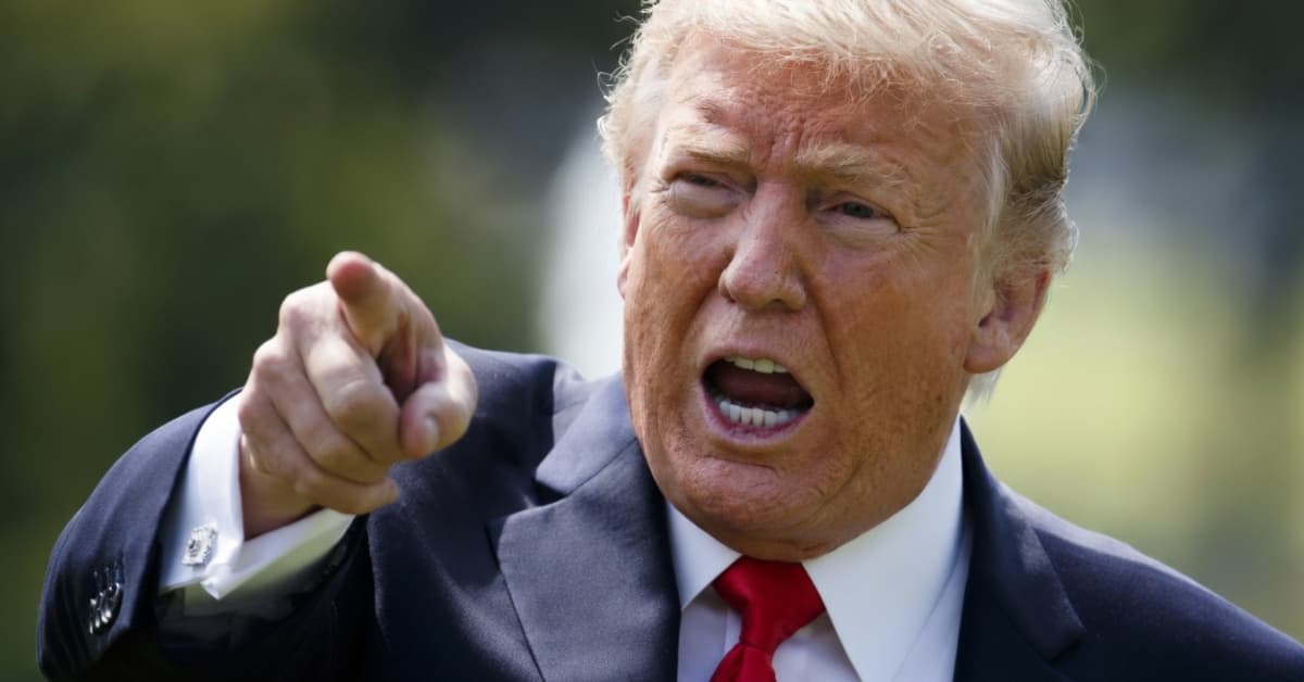 Trump sinirli
